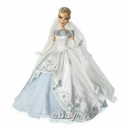 Disney Limited Edition 17 PLATINUM WEDDING Doll CINDERELLA & PRINCE CHARMING