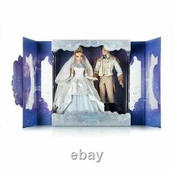 Disney Limited Edition 17 PLATINUM WEDDING Doll CINDERELLA & PRINCE CHARMING