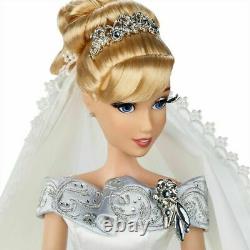 Disney Limited Edition 17 PLATINUM WEDDING Doll CINDERELLA & PRINCE CHARMING