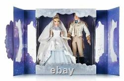 Disney Limited Edition 17 Platinum Doll Set Cinderella Prince Charming LE 600