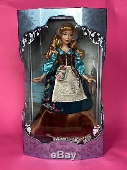 Disney Limited Edition 70th Anniversary 17 Peasant Dress Cinderella Doll NEW