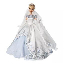 Disney Limited Edition Cinderella & Prince Charming Platinum Wedding Doll Set