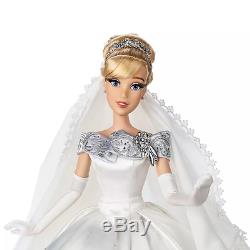 Disney Limited Edition Cinderella & Prince Charming Platinum Wedding Doll Set