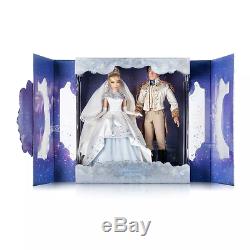 Disney Limited Edition Cinderella & Prince Charming Platinum Wedding Doll Set