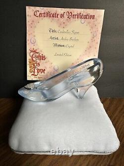 Disney Limited Edition Cinderella Slipper Arribas Brothers NIB