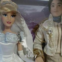 Disney Limited Edition Doll 600/ Cinderella Prince Charming Wedding Platinum Set