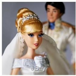 Disney Limited Edition Platinum Cinderella/Prince Wedding Doll Set. Pre-Sale