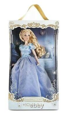 Disney Limited edition 17 Doll PLATINUM LIVE ACTION Blue CINDERELLA Brand New