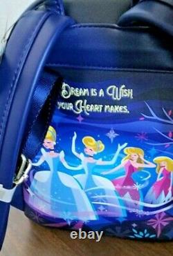 Disney Loungefly Cinderella Castle Collection Mini Backpack & Wallet NEW