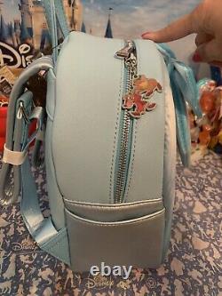 Disney Loungefly Cinderella Lot NWT Backpack With Cardholder And Ceramic Tray