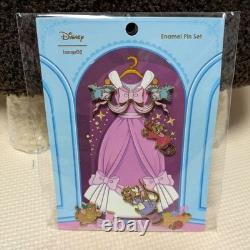 Disney Loungefly Cinderella Pink Dress Blue Bird Pin Badge New Condition