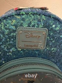 Disney Loungefly Princess Cinderella Sequin Snow Globe Mini Backpack (BRAND NEW)