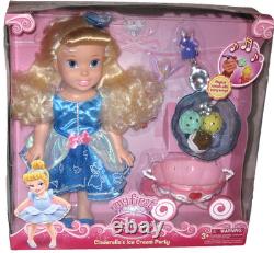 Disney My First Princess Cinderella Ice Cream Party Doll Magical Sounds Playset