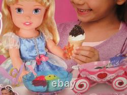 Disney My First Princess Cinderella Ice Cream Party Doll Magical Sounds Playset