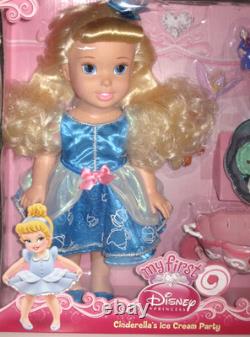 Disney My First Princess Cinderella Ice Cream Party Doll Magical Sounds Playset