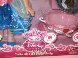 Disney My First Princess Cinderella Ice Cream Party Doll Magical Sounds Playset