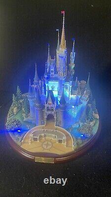 Disney Olszewski Light Up Large Cinderella Castle Main Street Edition