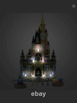 Disney Park Limited Edition 50 Anniversary Light Up Cinderella Castle Play Set