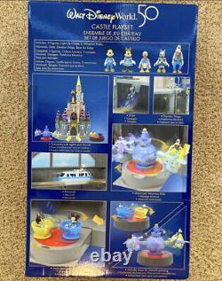 Disney Park Limited Edition 50 Anniversary Light Up Cinderella Castle Play Set