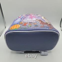 Disney Parks 100 Year Cinderella Loungefly Lenticular Mini Backpack NEW