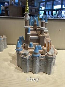 Disney Parks 2021 Magic Kingdom Cinderella Castle Ceramic Cookie Jar Brand new