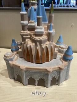 Disney Parks 2021 Magic Kingdom Cinderella Castle Ceramic Cookie Jar Brand new