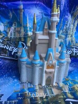 Disney Parks 2021 Magic Kingdom Cinderella Castle Ceramic Cookie Jar Canister