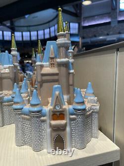 Disney Parks 2021 Magic Kingdom Cinderella Castle Ceramic Cookie Jar New in Box