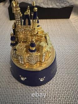 Disney Parks Arribas 50th Anniversary Cinderella Castle Jeweled Trinket Box New