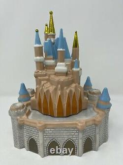 Disney Parks Cinderella Castle Cookie Jar WDW Magic Kingdom Ceramic NEW 2021
