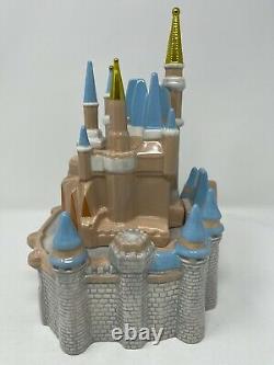 Disney Parks Cinderella Castle Cookie Jar WDW Magic Kingdom Ceramic NEW 2021