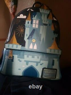 Disney Parks Cinderella Castle Fantasyland Mini Loungefly Backpack NWOT