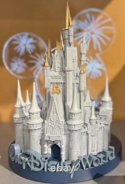 Disney Parks Cinderella Castle Figurine Light Up Signature Collection Mickey