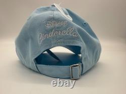 Disney Parks Cinderella Meet Me at Midnight Blue Cap Baseball Hat Adult NWT 2025