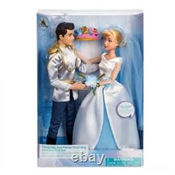 Disney Parks Cinderella and Prince Charming Wedding Doll Set (NEW IN BOX)