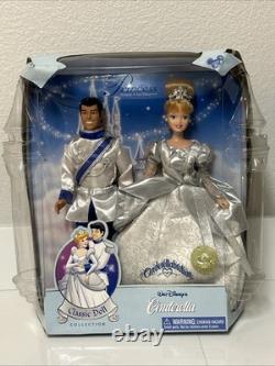 Disney Parks Cinderellabration Cinderella & Prince Classic Doll Collection New