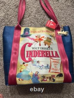 Disney Parks Harveys Seat Belt Cinderella 75th Anniversary Tote Bag Harvey's New