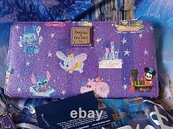 Disney Parks Joey Chou Park Icons Cinderella Castle Wallet Dooney & Bourke EXACT