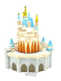 Disney Parks Magic Kingdom Cinderella Castle Ceramic Cookie Jar New
