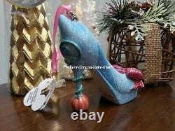 Disney Parks Shoe Ornament Cinderella Fairy Godmother discontinued (NEW)