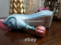 Disney Parks Shoe Ornament Cinderella Fairy Godmother discontinued (NEW)