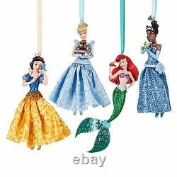 Disney Parks Store Disney Princess Sketchbook 10 Ornament Set Cinderella Aurora