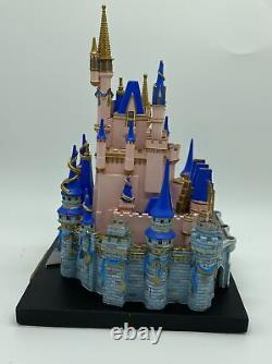 Disney Parks WDW 50th Anniversary 3D Castle Figure Resin Figurine Statue New