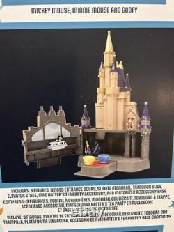 Disney Parks WDW Mickey Minnie Goofy Cinderella Castle Play Set NIB