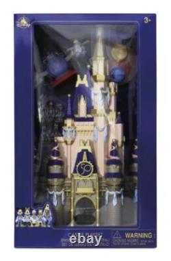 Disney Parks World 50th Anniversary Cinderella Castle Playset 23 Lights Up New