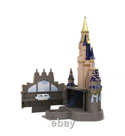 Disney Parks World 50th Anniversary Cinderella Castle Playset 23 Lights Up New