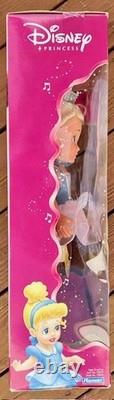 Disney Playmates Princess Ballerina Little Cinderella I Twirl & Sing! SEALED Box