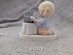 Disney Precious Moments CINDERELLA & CASTLE A World of My Own Figurine NEW