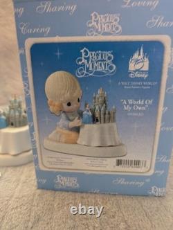 Disney Precious Moments CINDERELLA & CASTLE A World of My Own Figurine NEW