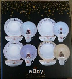Disney Princess 16 Piece Ceramic Dinnerware Set Plates Bowls Mug think geek